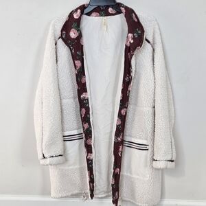 Matilda Jane Teddy Jacket with Floral Accents